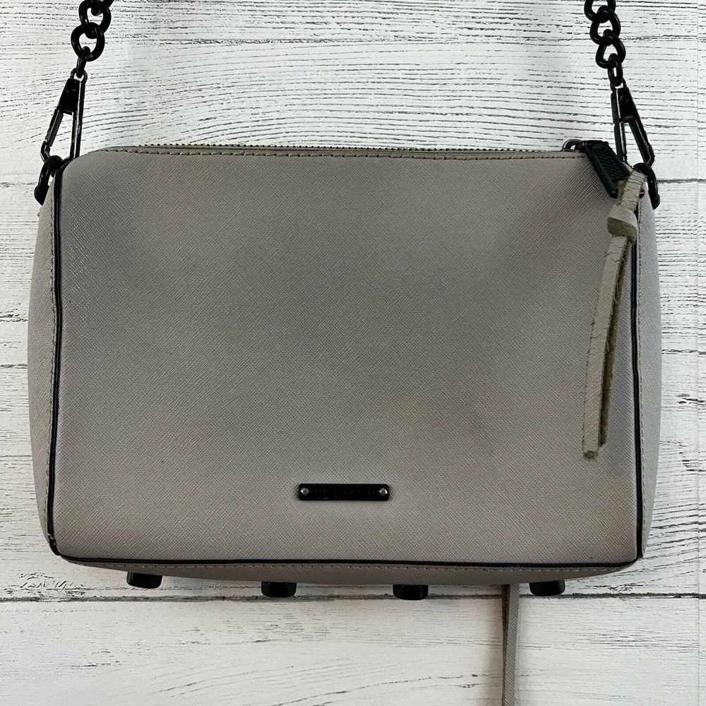 Rebecca Minkoff Taupe Chain Crossbody Bag
